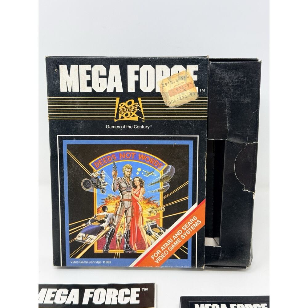 Mega Force Atari 2600 20th Century Fox 1982 Complete CIB Tested - Picture 3 of 8